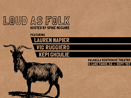 CANCELLED DUE TO WILDFIRES - Loud as Folk 2021 Songwriter Showcase
